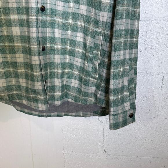 Buffalo David Bitton Men's Jakeim Plaid Hoodie Shacket forest green XXL $99 - Picture 6 of 8